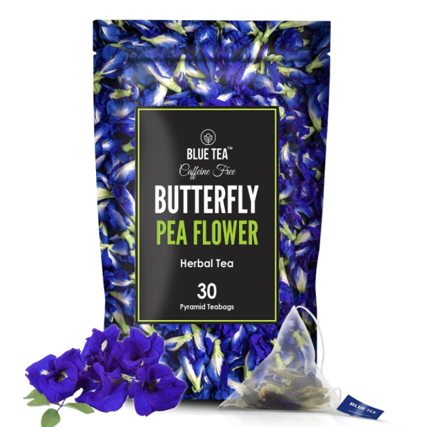 BLUE TEA - COMBO - Butterfly Pea Flower Tea (0.88 OZ) and Hibiscus Flower Tea (1.76 OZ) - Image 3