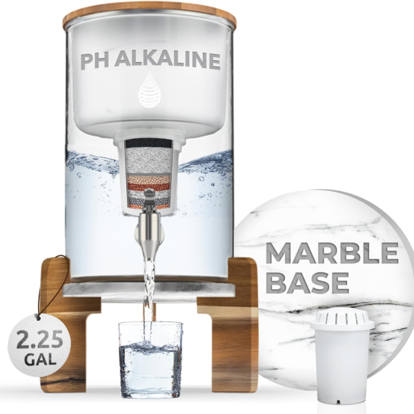 Invigorated Water pH Recharge Alkaline Water Filter Dispenser