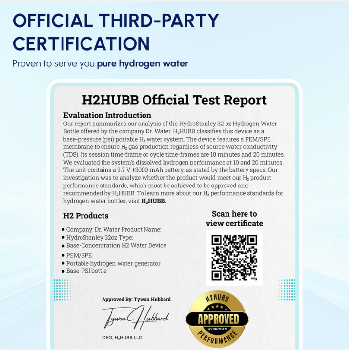 HydroPitcher 68oz – Glass Hydrogen Pitcher with Chlorine Removal - Image 2