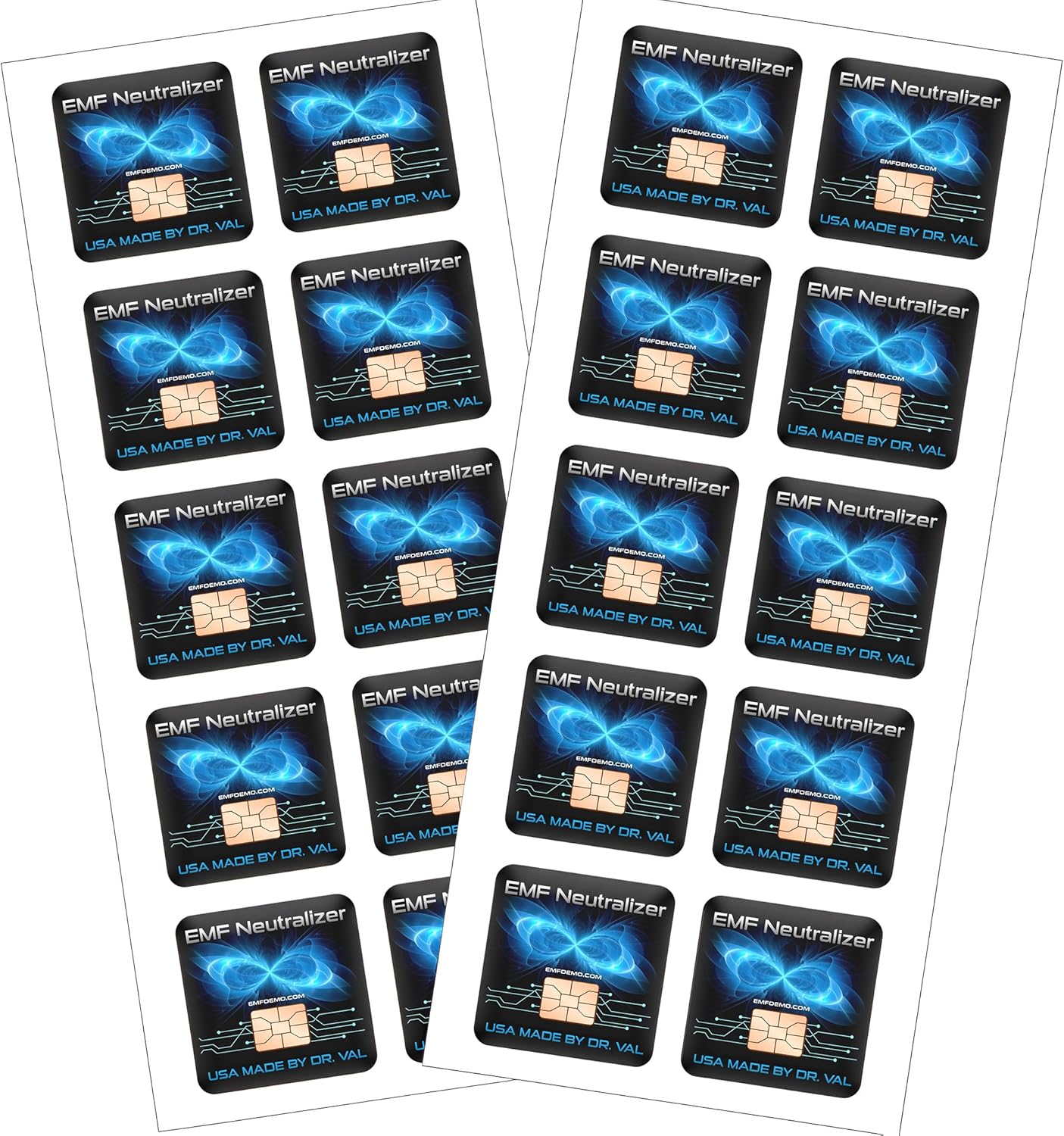 Original Amazon EMF Neutralizer Trusted Since 2015 - USA Made EMF Protection Neutralizers for Cell Phones, Laptops & Tablets - Created By Dr. Valerie Nelson - 20 Pack